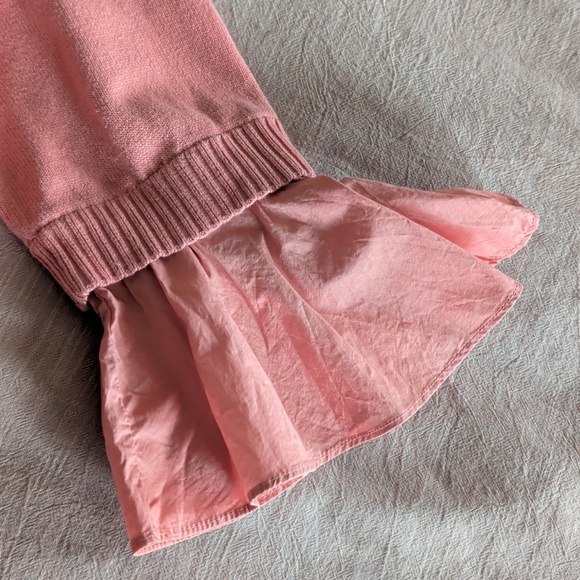 COS Pink Ruffle Hem Pullover Top - Picture 8 of 10